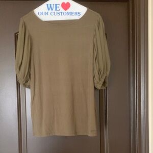Women's (medium) Tahari Olive Green Top